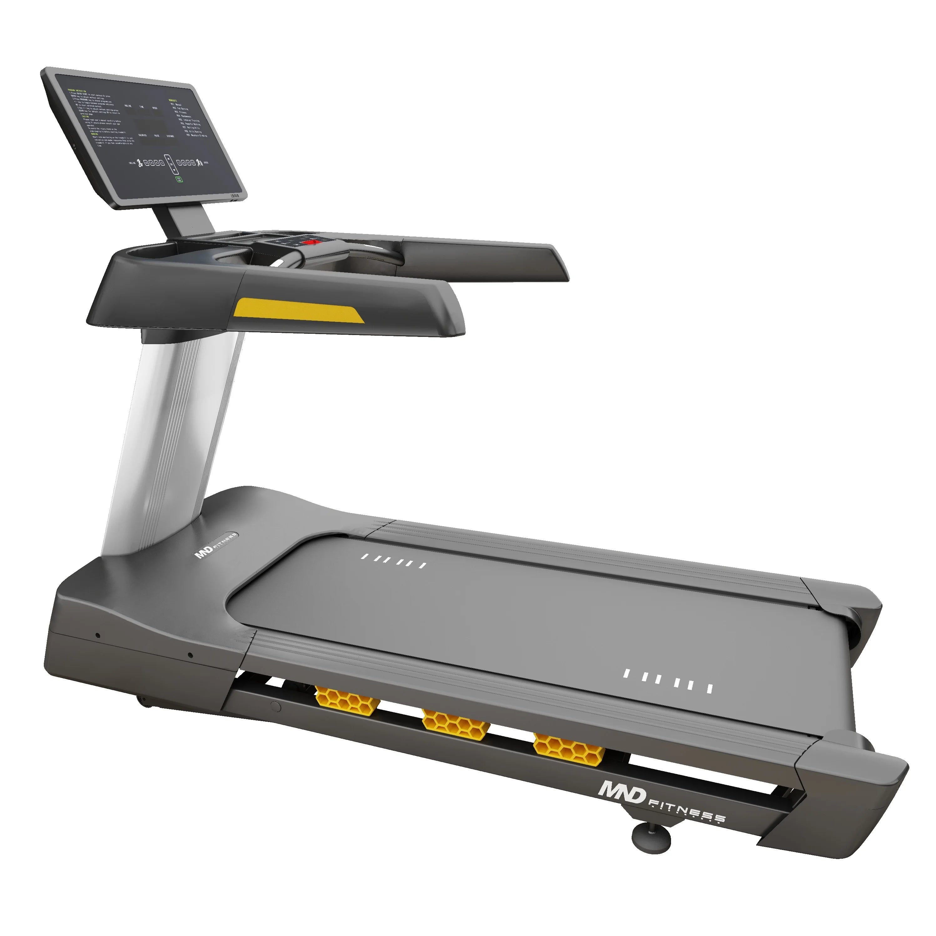 High End Cardio Training Gym Machines Curved Treadmill Commercial Fitness Equipments Running Machine with LED Screen