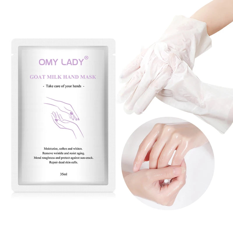 Low Moq Custom Wholesale Natural Omy Lady Organic Moisturizer Hand Skin Care Hand Spa Mask Hand Glove
