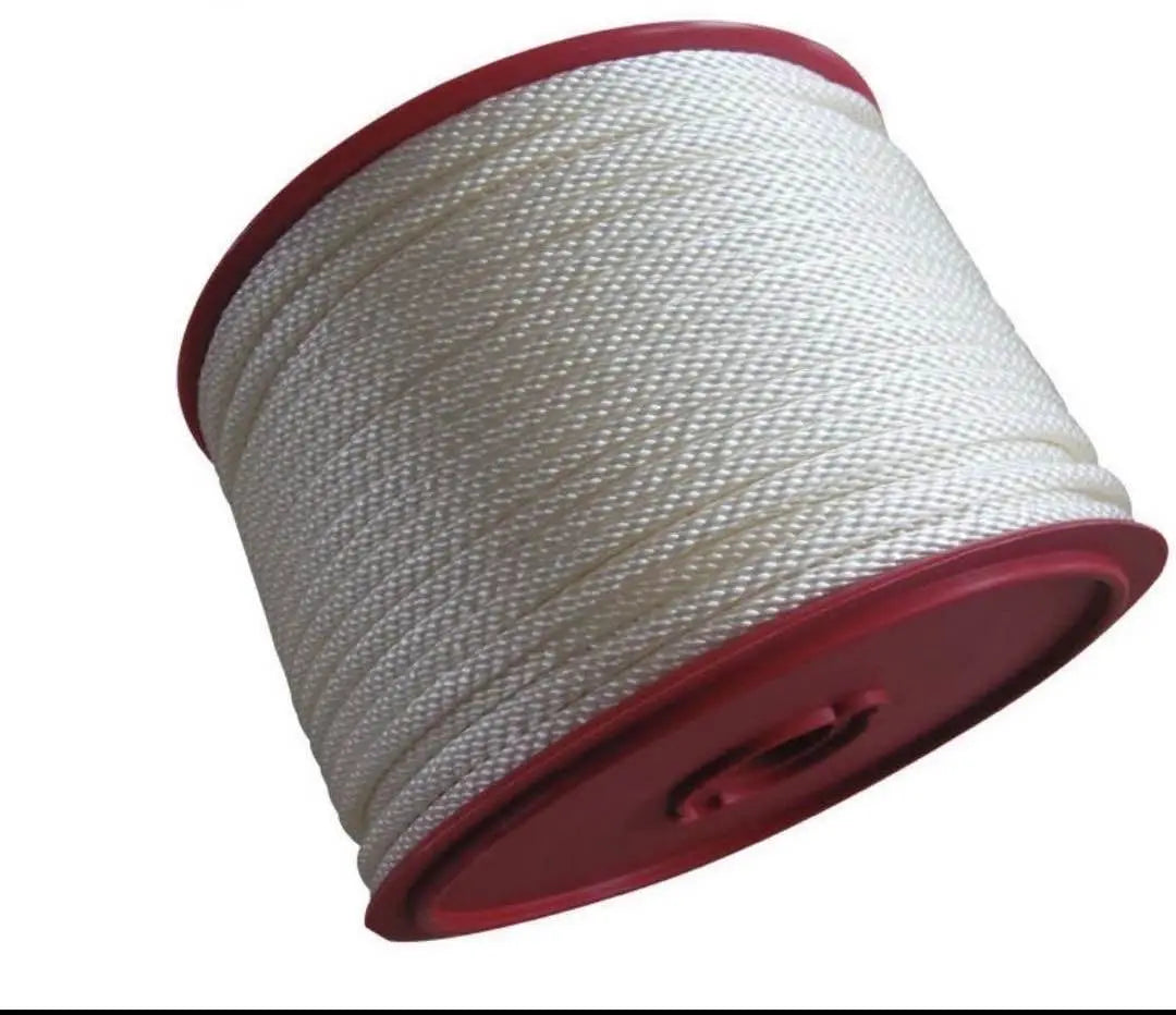 Factory Wholesale High Strength Soft 6mm 8mm 10mm Colorful Polyester Solid Braided Utility Rope for Furniture