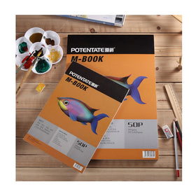 Potentate Artist Grade Sketch Painting Drawing Watercolor Paper Mixed Media Pad A3 Acid-Free 180gsm 50 Sheets Smooth Texture