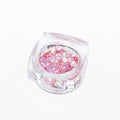 New Product Wholesale rainbow Colorful Polyester Chunky Cosmetic Holographic Flake Bulk Sequin Nail Gel Glitter