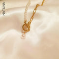Factory Lady'S 2021 Korean Style New Pearl Unique Design Necklace Long Pearl Necklace Designer