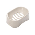 New Design Modern Creative Household Brown Plastic Self Drain Suction Cup Type Bathroom Toilet Soap Box