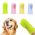 Ultra Soft Eco-Friendly Silicone Finger Toothbrush Pet Cleaning & Bathing Accessory Brush for Dogs