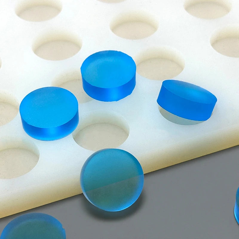 Round Candy Molds Silicone Molds for Hard Candy Gummy Caramels Chocolate