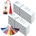 MDFSUB Best Price Customized Double-sided Bookmark Wood Craft Printable Rectangle Sublimation Blanks MDF Bookmark With Tassel