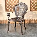 Garden Set Bulk Metal Outdoor Furniture Hotel Patio Dining Set Cast Aluminum Back Yard Patio Furniture