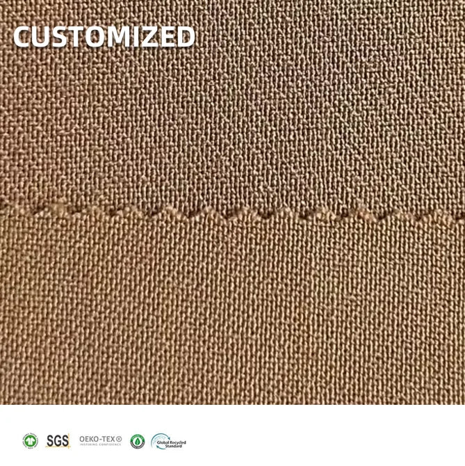 77% Polyester 17% Rayon 6% Spandex Cavalry Twill Fabric for Uniform Work Wear