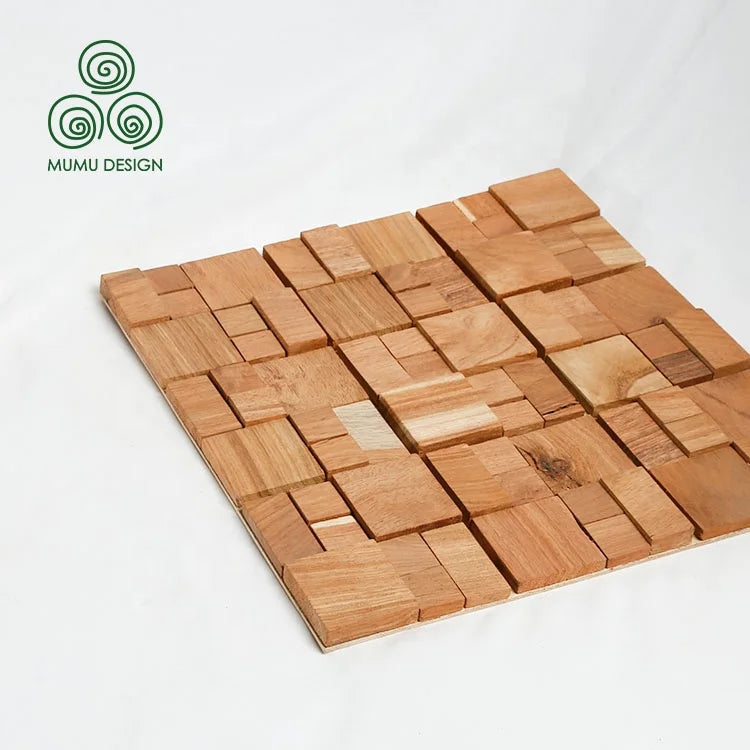MUMU Old Ship Wood Other Wall Boards Decorative Art Hotel Cladding Wooden Mosaic for Office Hotel Background