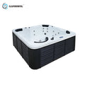 Sunrans 2.2M Outdoor Massage Spa Pool 6 Perons Hot Tub Hydrotherapy Spa Bathtub with 79pcs Jets