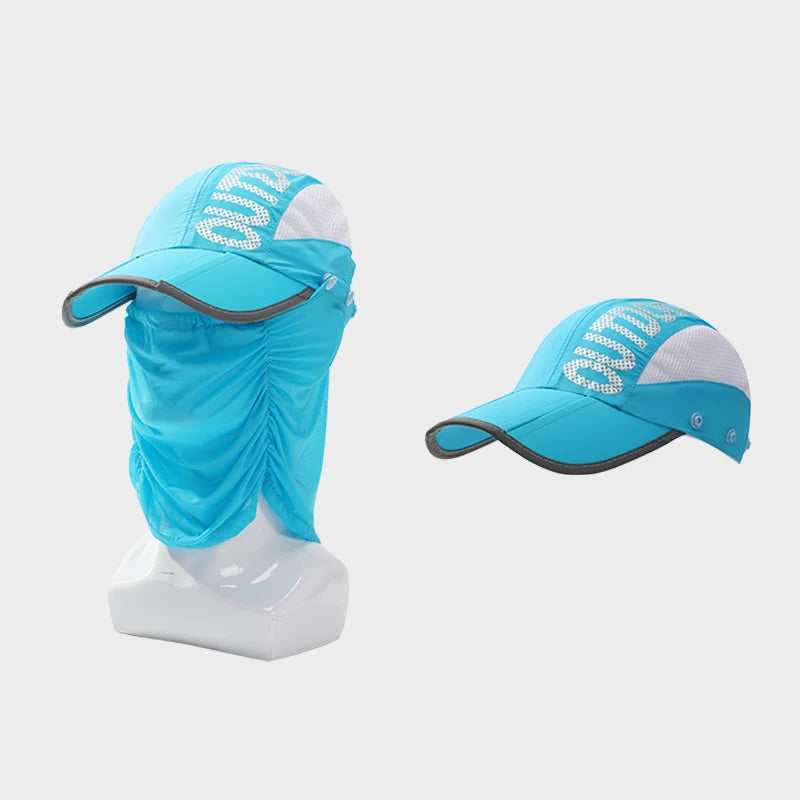Cheap Thin Women Baseball Hat Anti UV Sun Protect Neck Flap Mask Hat Unisex Man Summer Sun Hat