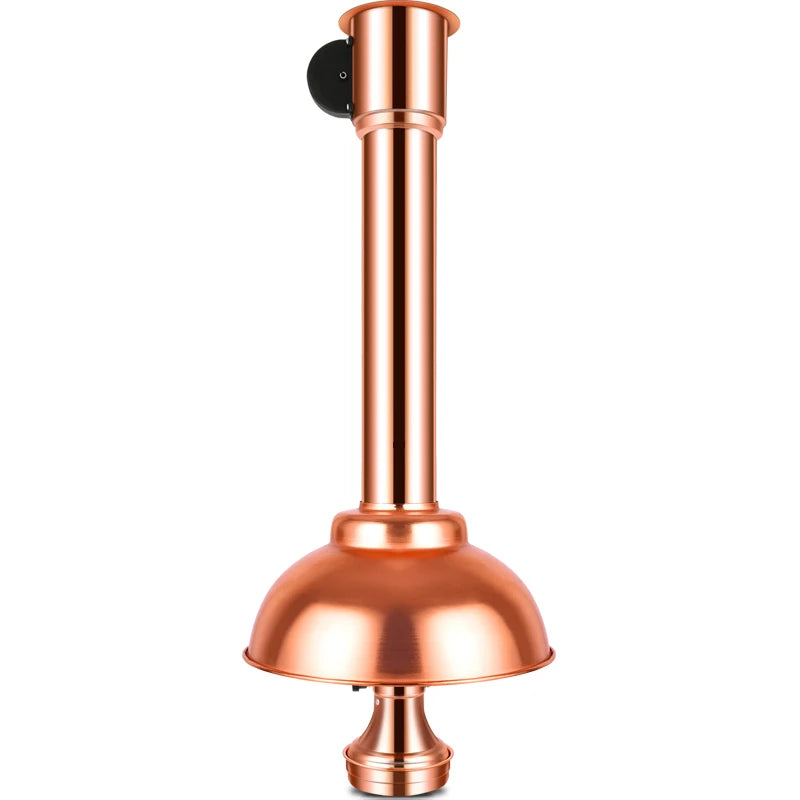 Commercial Barbecue Smoke Exhaust Pipe With Lighting Telescopic Korean Bbq Exhaust Pipe