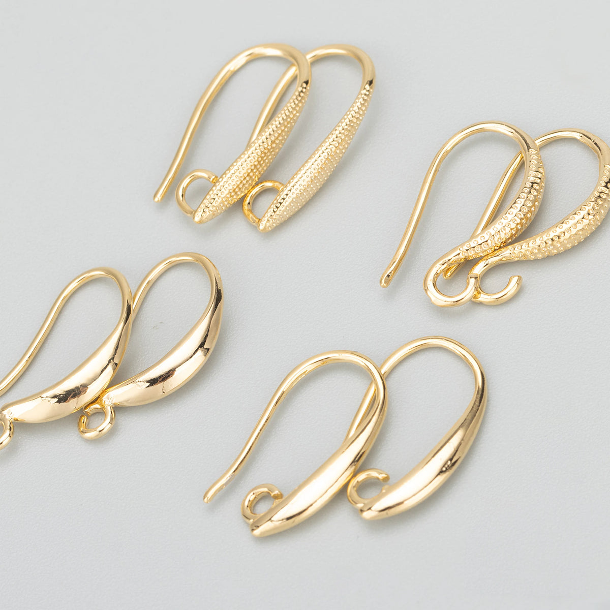MB65 50pcs/lot Jewelry Accessorieshooksnickel Free18k Gold Rhodium Platedcoppercharmsdiy Earringsjewelry Making MegaBDM