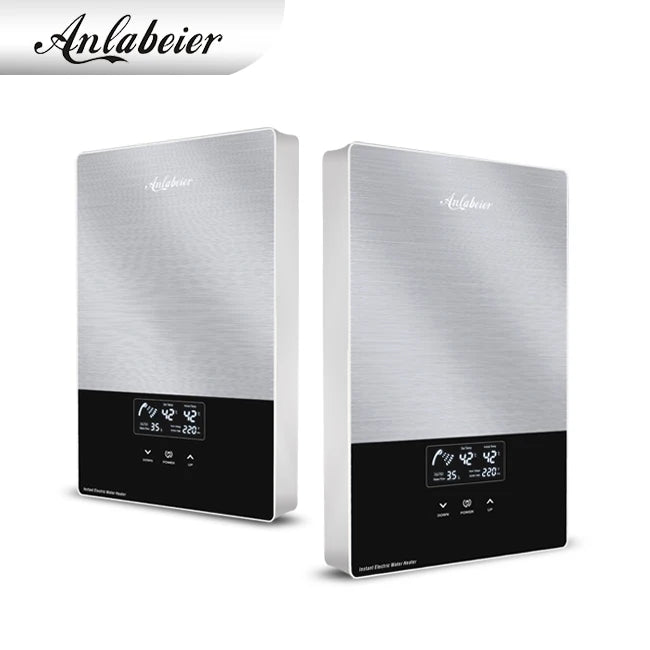 220v Anlabeier Brand Hot Water Heater Tankless Electric Shower Water Heater