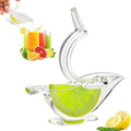 Custom Acrylic Crystal Bird Lemon Squeezer Elegant Bird Manual Fruit Juicer Press