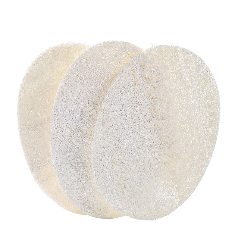 Exfoliating Natural Loofah Scrubber Pad  Loofah Sponge Shower Massage Cleaning for People