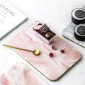 Colorful Eco-Friendly Ceramic Pottery Dinner Plate Rectangular Customized Size Europe Style
