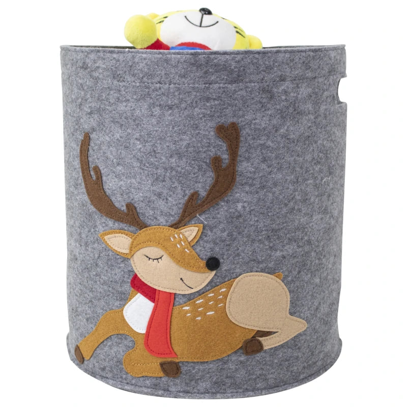 Factory Outlet Round Foldable Bin Clothes Laundry Hamper Collapsible Oxford Laundry Storage Bag Home Organization