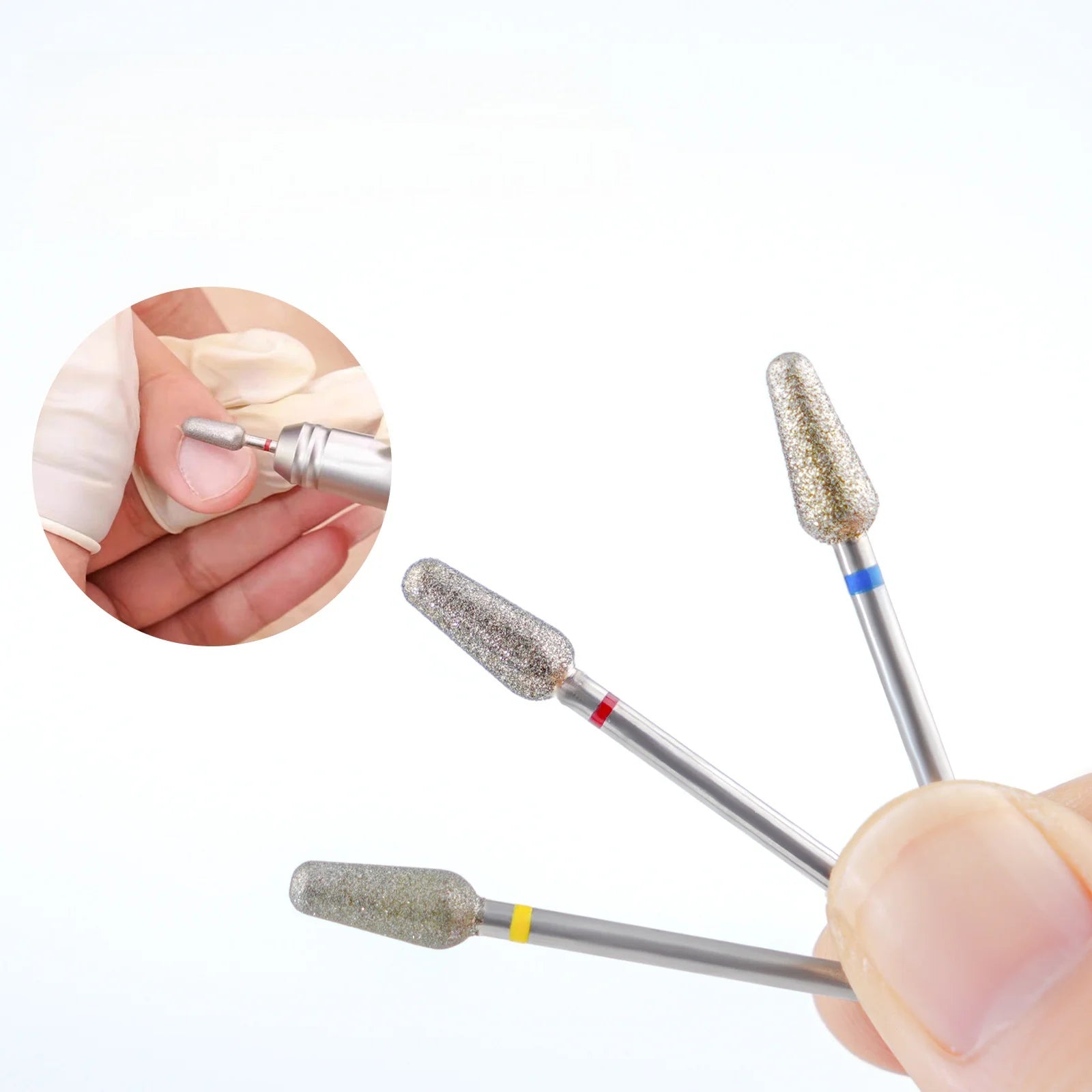 Professional Nail Art Diamond Grinding Head Tungsten Carbide Nail Drill Bits for Acrylic Cuticle Removing for Salon Use