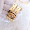 Inspire Jewelry 2021 Latest Design Fashion Stainless Steel 18K Gold Plated Sunburst Cuff Bangle Bracelet With CZ Diamond Zircon