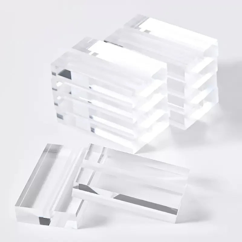 Acrylic Desktop Business Card Table Number Holder Stand V Shape Office Desk Name Plate Wholesale Sign Holder Clear Stand Holder