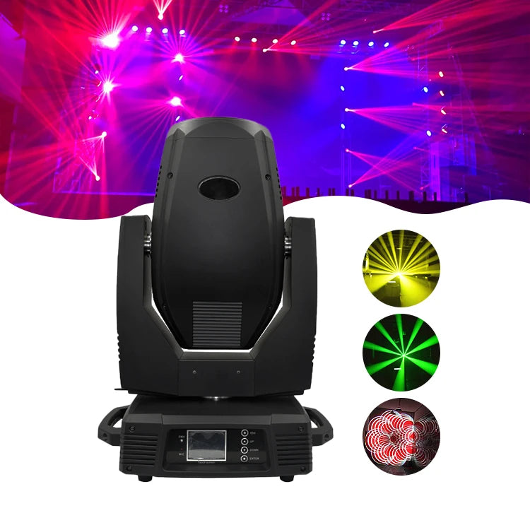 350 17R Halogen Bulbs Move Head Beam Lights Dj Wash Light Night Club Decor Event Decoration Equipment Dage Stage Lighting