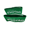 33*7 cm OEM logo Adjustable Elastic Nylon Soccer Training Bands Arm Band for Leader Competition Football Captain Armband