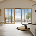 French Style Customized Glass Sliding Door System Thermal Break Sliding Patio Doors for Kitchen/balcony/garden