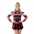 Ace Sports All Stars Custom Girls Cheerleader Uniforms AB Rhinestone Embellished OEM Design Sets Cheer Uniform Supplier