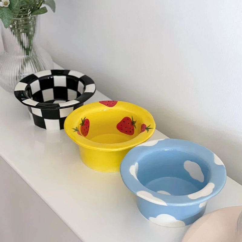 Solhui Creative Hat-shaped Bowl Ins Lovely Fruit Tableware 350ml