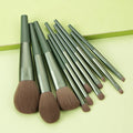 Wholesale Good Quality 11Pcs Makeup Brush Set Long Ferrule Handle Soft Synthetic Hair Makeup Brush Kit