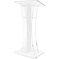 Modern Eco-Friendly Acrylic Plastic Lectern Podium with for Design for Weddings Office School Church