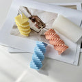 YS Spiral Square Column Silicone Candle Mold Geometric Rotating Square Column Aromatic Candle Gypsum Handicraft Plaster Mould