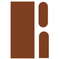 Custom GreenLeader Eco-Friendly Nature Rubber Yoga Mat-Premium Large 185x68cm Anti-Slip Durable Chocolate Brown Beige Print
