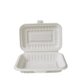 Eco-Friendly Cornstarch Microwavable Freezer Safe Lunch Box Biodegradable Waterproof Disposable Lid Takeaway Food Container