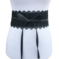 Customized Women Leather Dress Bowknot Belts Designer Belts Waist Belt Decoration for Daily Dress up