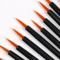 Eyebrow Pencil Private Label Makeup Tool Kits Eyeliner Tip Wand Nylon Eye Liner Brush