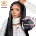 13x4 Raw BrazilianLace Frontal Human Hair Wig Glueless HD Full Lace Frontal Wigs Brazilian Straight Curly Wig for Black Women