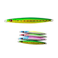 MISTER JIGGING 100g 150g 3D Eyes 4 Colors Reflection Bait Metal Lead Lure Jig Lure Luminous Fishing Lures