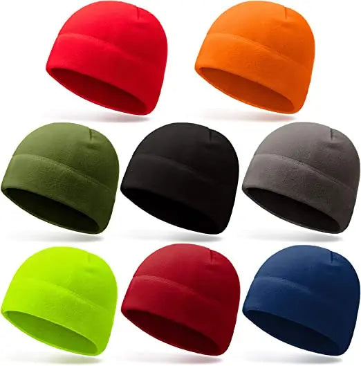 Border Warm Sports Knitted Hat Winter Shaking Fleece Cap Men's Ski Riding Cap Cold Outdoor Grab Fleece Cap