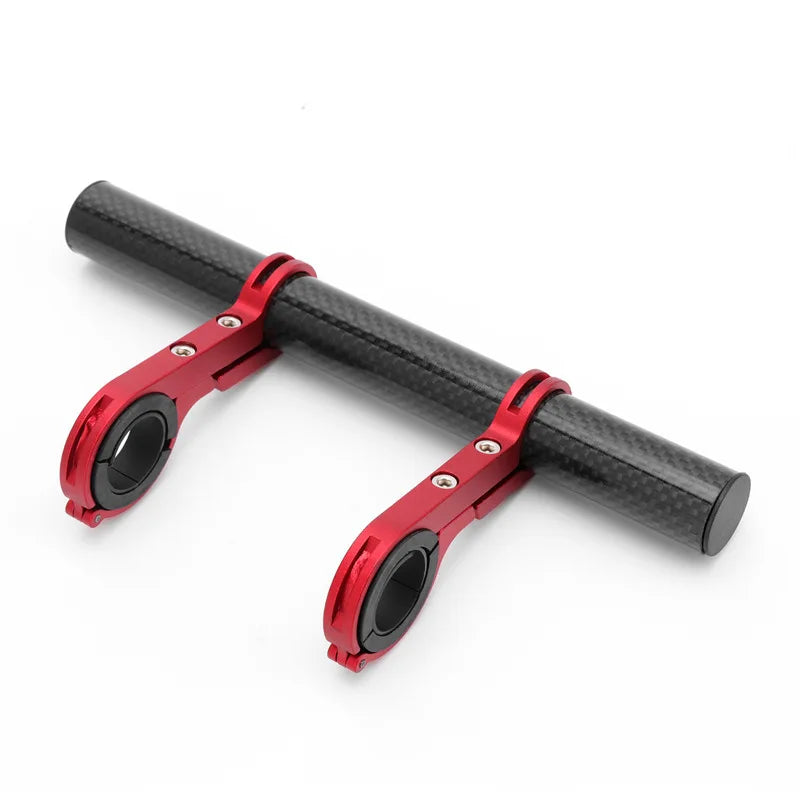 Carbon Fiber Extension Bracket Ultra-light Handlebar Used to Install Bicycle Stopwatch Bicycle Light Bicycle Parts