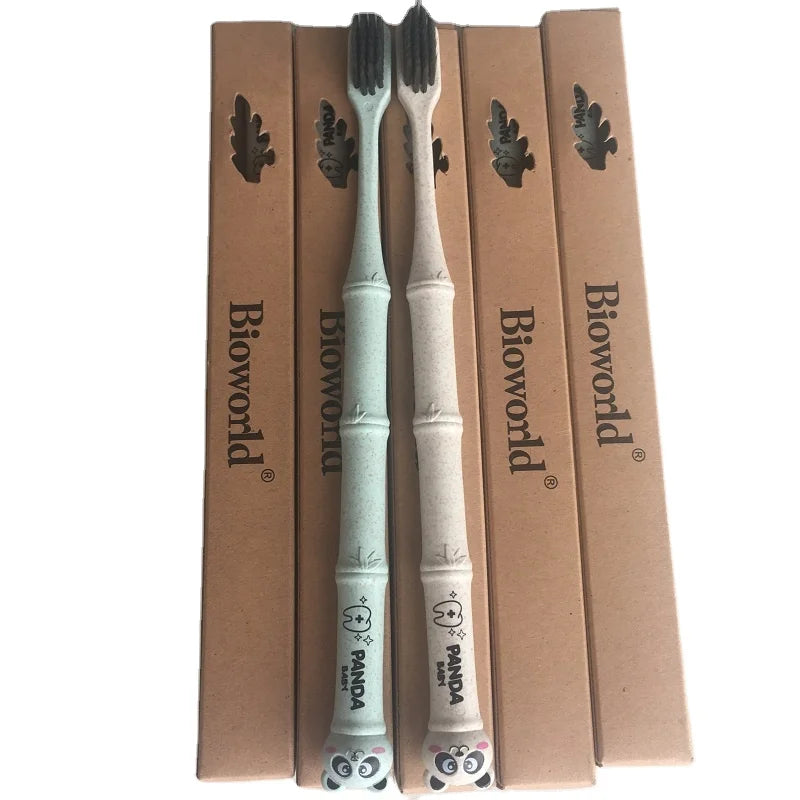 Good Quality Cheap Cartoon Panda Adult Plastic Fine Soft Toothbrush-Ecson Brand RB512M Model Made in Fujian OEM Available