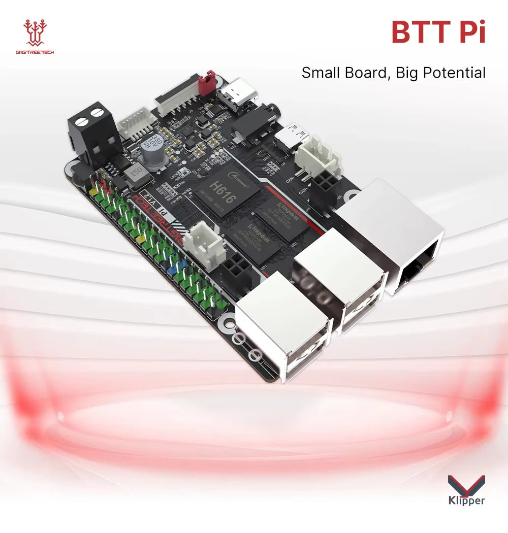 BIGTREETECH BTT Pi Single Board Computer / Klipper Host Controller for 3D Printer Raspberry Pi Alternative