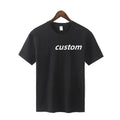 Custom Logo Screen DTG Printing Blank 100 Cotton 200GSM Drop Shoulder Cropped Length Box Fit Men Oversize T Shirt