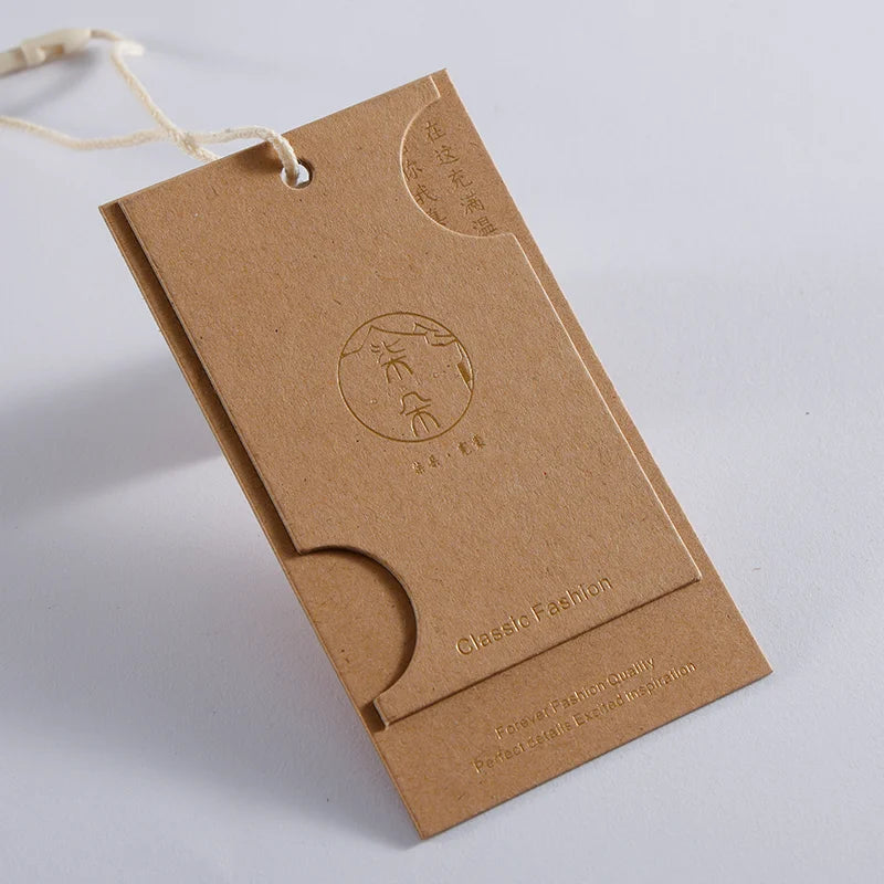 Custom Jewelry Tag Food Skin Tag Fabric Clothing Paper Tag