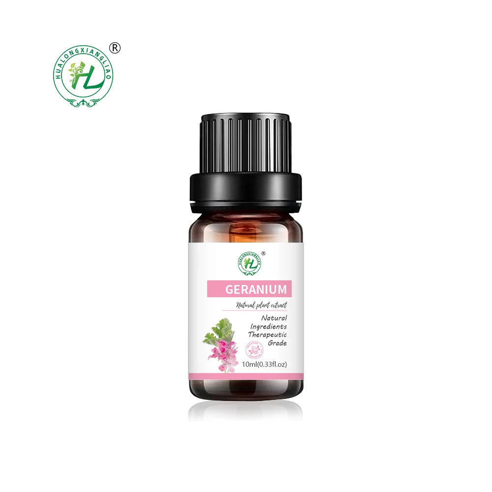 HL- Natural Floral Body Massage Essential Oil Supplier Wholesale Egyptian Geranium Essential Oil for Spa | Aromatherapy