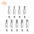 OEM ODM Screwdriver Bit Bright Chrome H6.35*25mm Torx Screwdriver Bit T9.0 T10 T15 T20 T25 T27 T30 T35 T40 Multiple Size