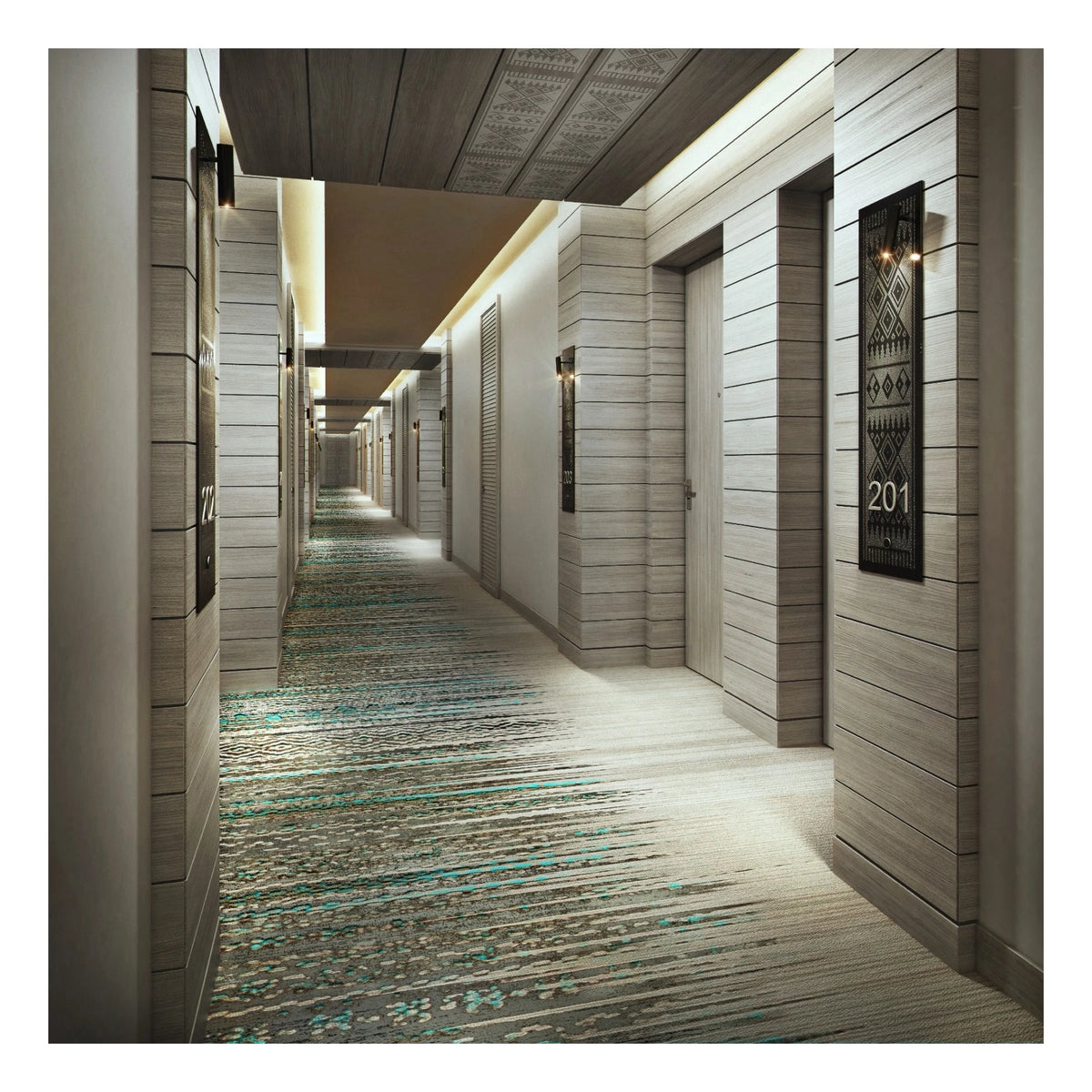Luxury Hotel Axminster Carpet Fireproof Wool for Banquet Hall Lobby Corridor Jacquard Machine Made with Custom Pattern Washable