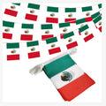 Flag of Mexico Series Festival Outdoor Party Flag Wholesale Custom Decor Fabric Bunting String Flag Garland