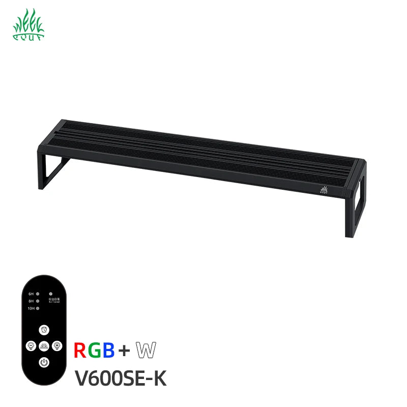WEEK AQUA V600SE WRGB Aquarium Plant Grow Light LED Full Spectrum 50w Fish Tank Light for Aquatic Plants Aquascaping